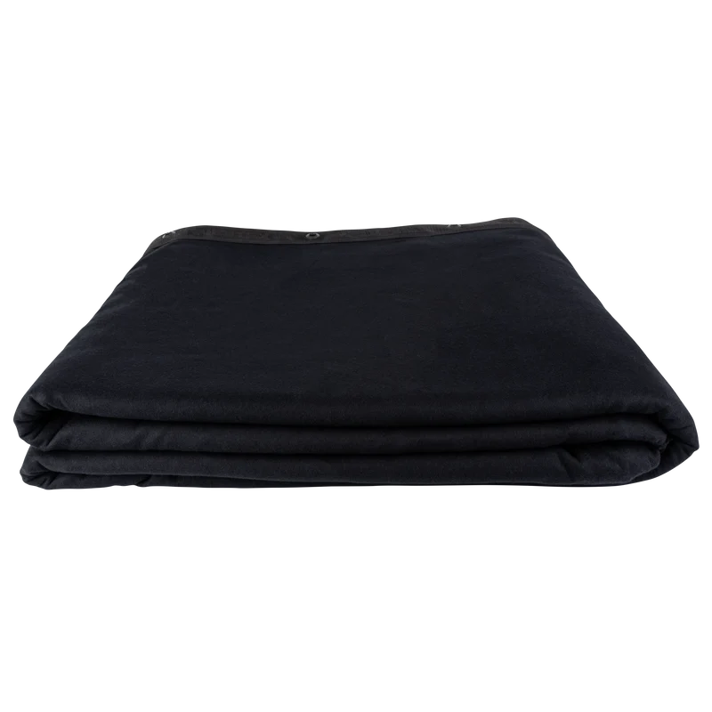 WENTEX Backdrop Stagemolton 320 g/m² 4,5m, 6m Nero - 600 x 450 cm (L x A) - non plissettato