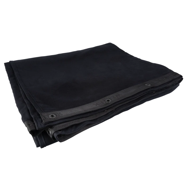 WENTEX Backdrop Stagemolton 320 g/m² 3,5m, 6m Nero - 600 x 350 cm (L x A) - non plissettato