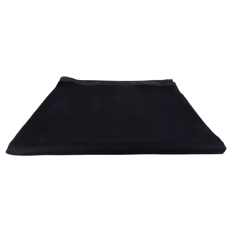 WENTEX Backdrop Stagemolton 320 g/m² 9m, 3m Nero - 300 x 900 cm (L x A) - non plissettato