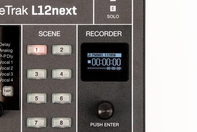 Zoom L12next - Mixer digitale 12 canali, recorder, interfaccia audio e superficie di controllo