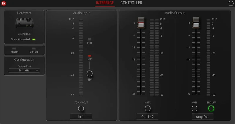 IK MULTIMEDIA AXE I/O ONE - Scheda audio USB per chitarra/basso
