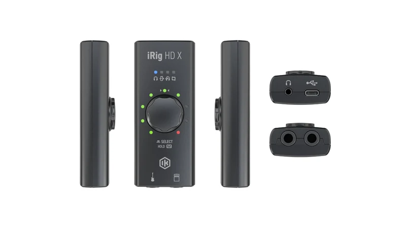 IK MULTIMEDIA iRig HD X - Interfaccia audio universale per chitarra/basso - sistemi iOS, PC e MAC