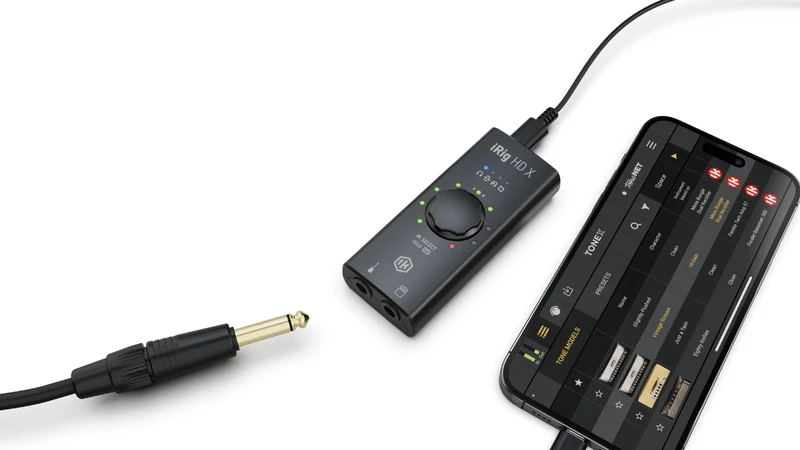 IK MULTIMEDIA iRig HD X - Interfaccia audio universale per chitarra/basso - sistemi iOS, PC e MAC