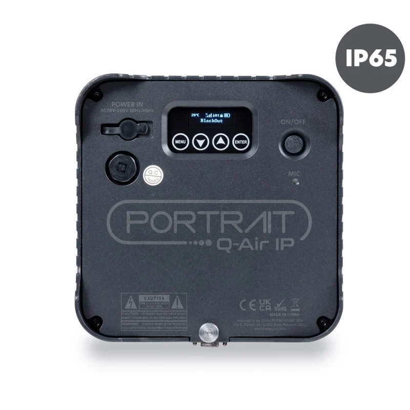 CENTOLIGHT PORTRAIT Q-AIR IP 9X12W FARO A BATTERIA