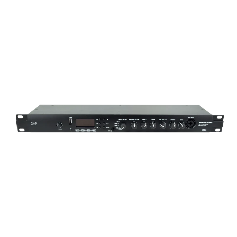 Dap MP-100DBT Professional Media Player with DAB+ Lettore multimediale 1U con radio DAB+/FM, lettore USB e BT 4.2