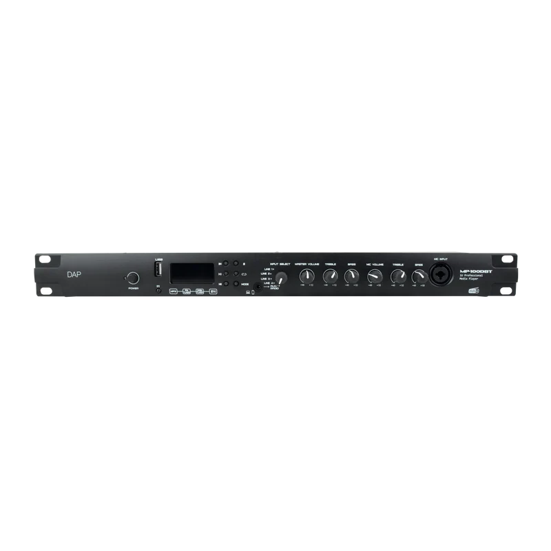 Dap MP-100DBT Professional Media Player with DAB+ Lettore multimediale 1U con radio DAB+/FM, lettore USB e BT 4.2