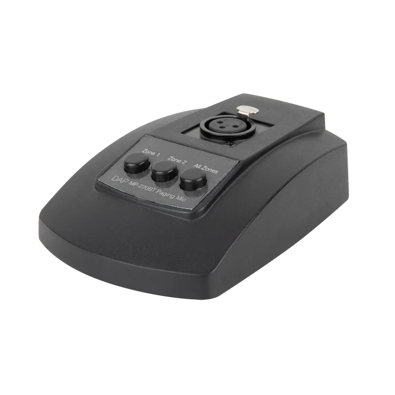 Dap MP-220BT Media Player with BT Lettore multimediale doppio 1U con radio FM, lettore USB/scheda SD, BT 4.2 e interfaccia microfono cercapersone