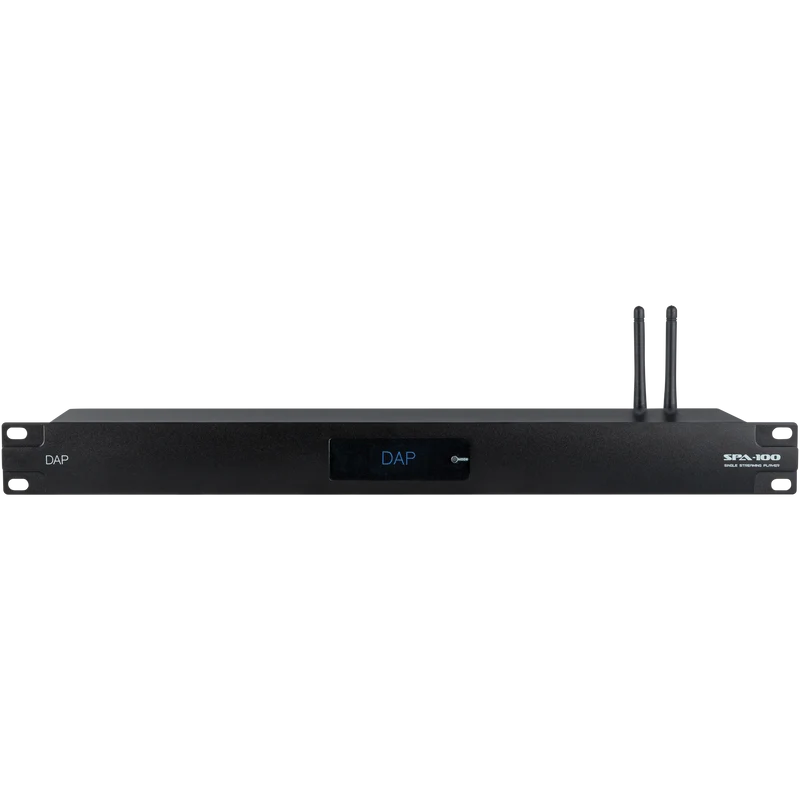 Dap SPA-100 Streaming Pre-Amplifier Lettore multimediale 1U con funzione di streaming, lettore USB, BT 5.0 e line-in