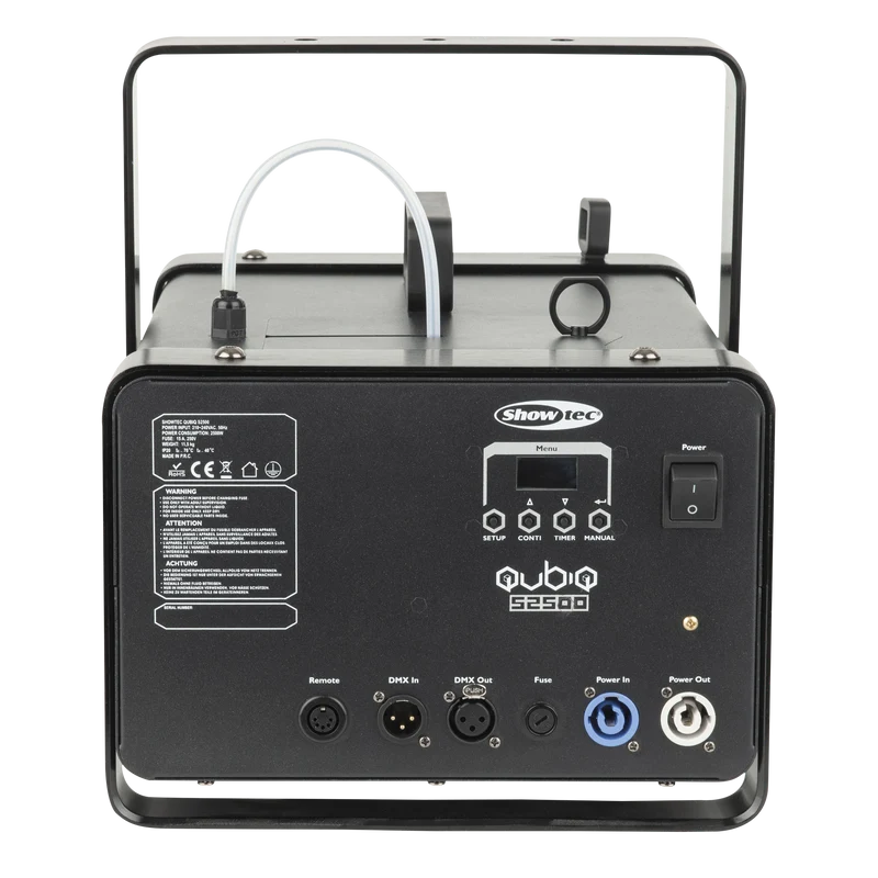 Showtec QubiQ S2500 Smoke Machine High performance 2500 W smoke machine Macchina del fumo ad alte prestazioni da 2500 W