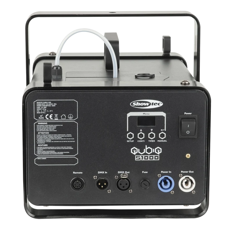 Showtec QubiQ S1000 Smoke Machine High performance 1000 W smoke machine Macchina del fumo ad alte prestazioni da 1000 W