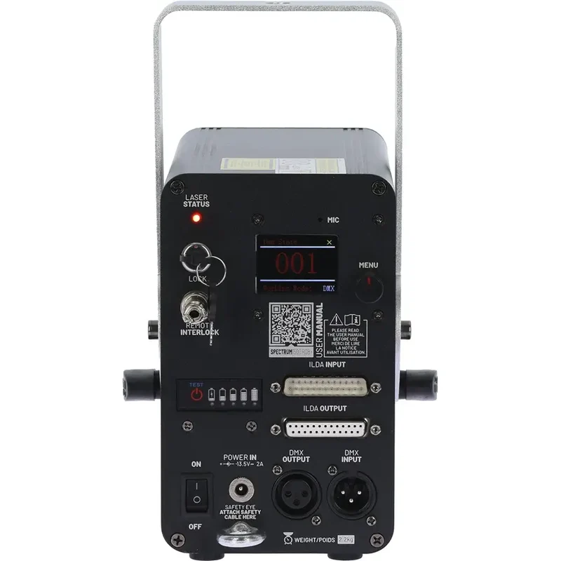Algam Lighting SPECTRUM 1500 RGB+ Laser a Batteria 1500 mW