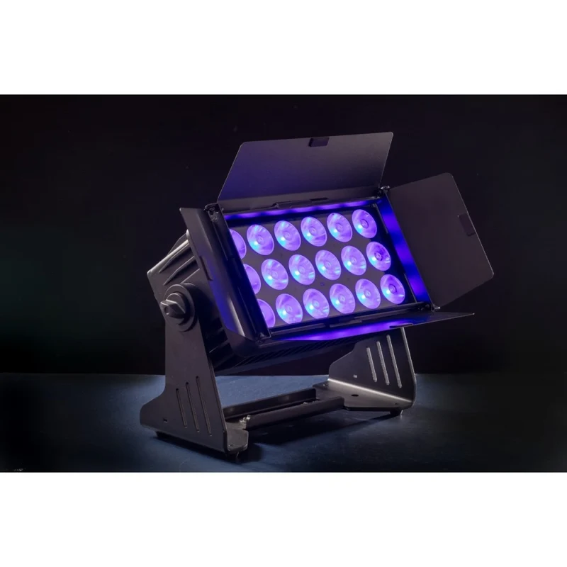 Centolight Set 4 Fari Wash Moodmaster 18 con Flightcase