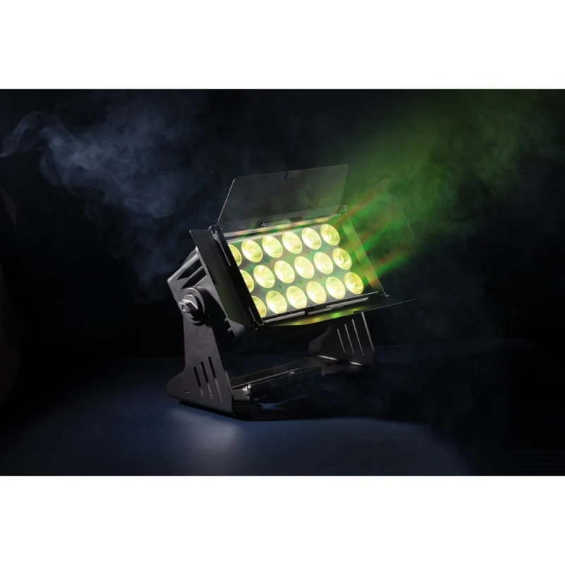 Centolight Set 4 Fari Wash Moodmaster 18 con Flightcase