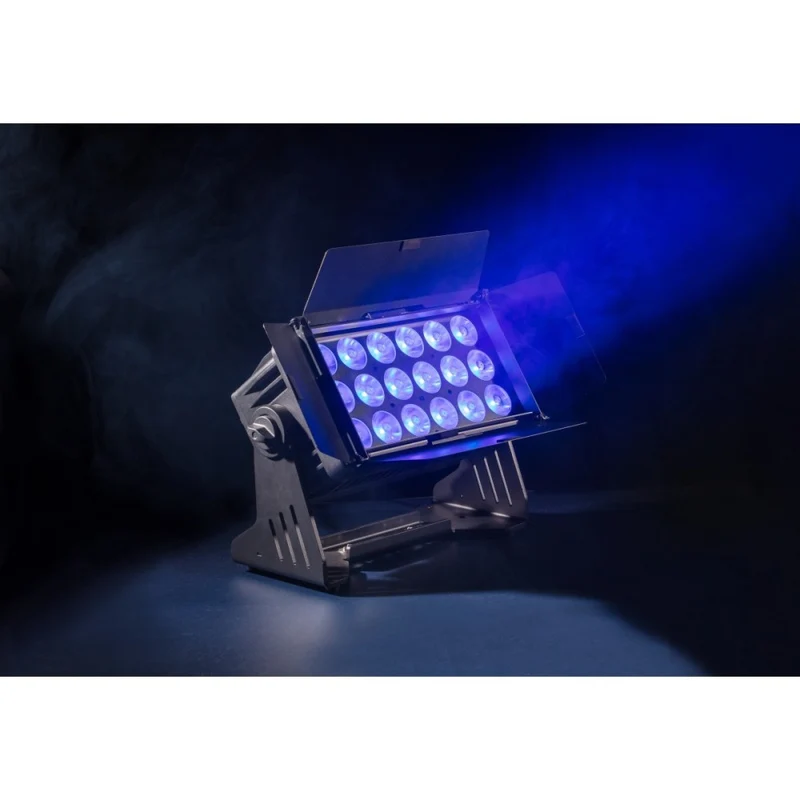 Centolight Set 4 Fari Wash Moodmaster 18 con Flightcase