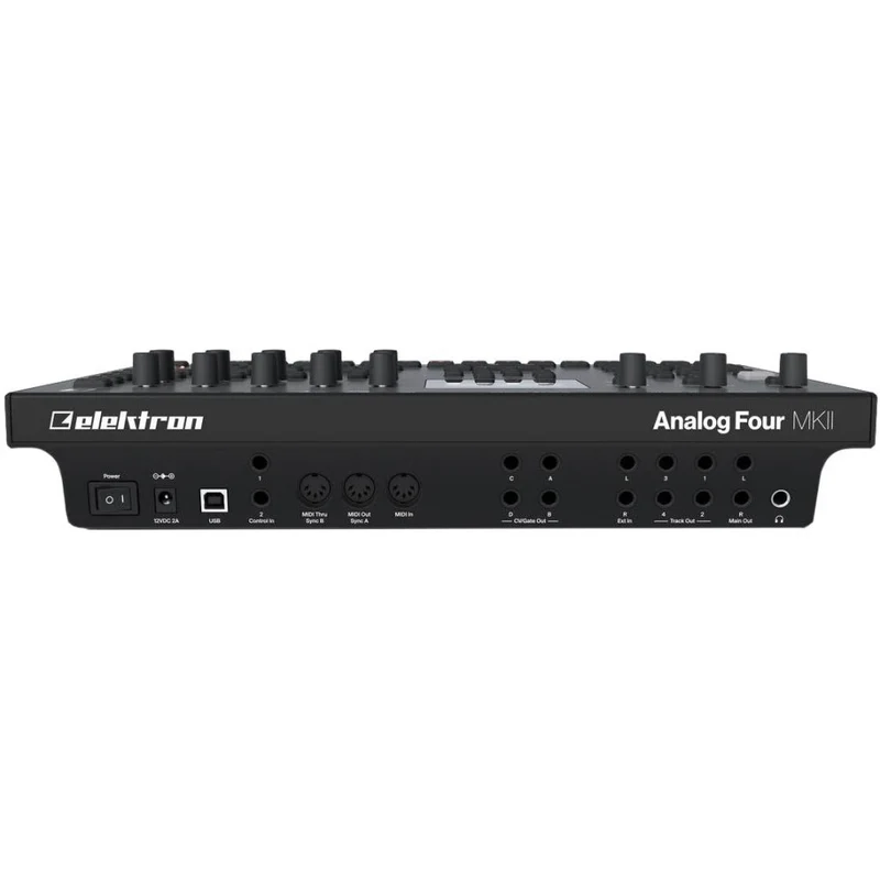 ELEKTRON ANALOG FOUR MKII BLACK SINTETIZZATORE ANALOGICO A 4 VOCI