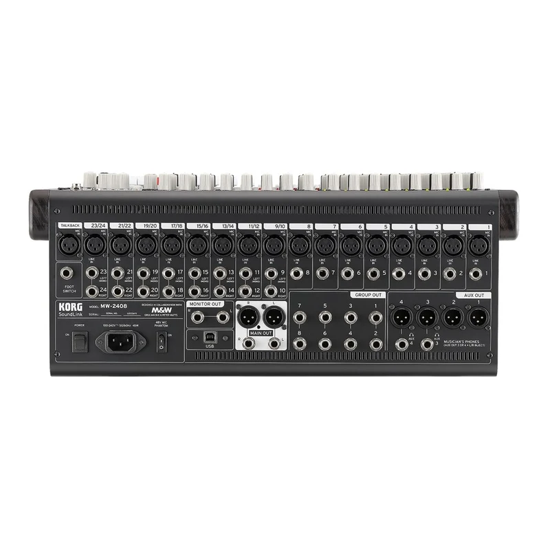 KORG SOUNDLINK MW-2408 Mixer di linea a 24 canali