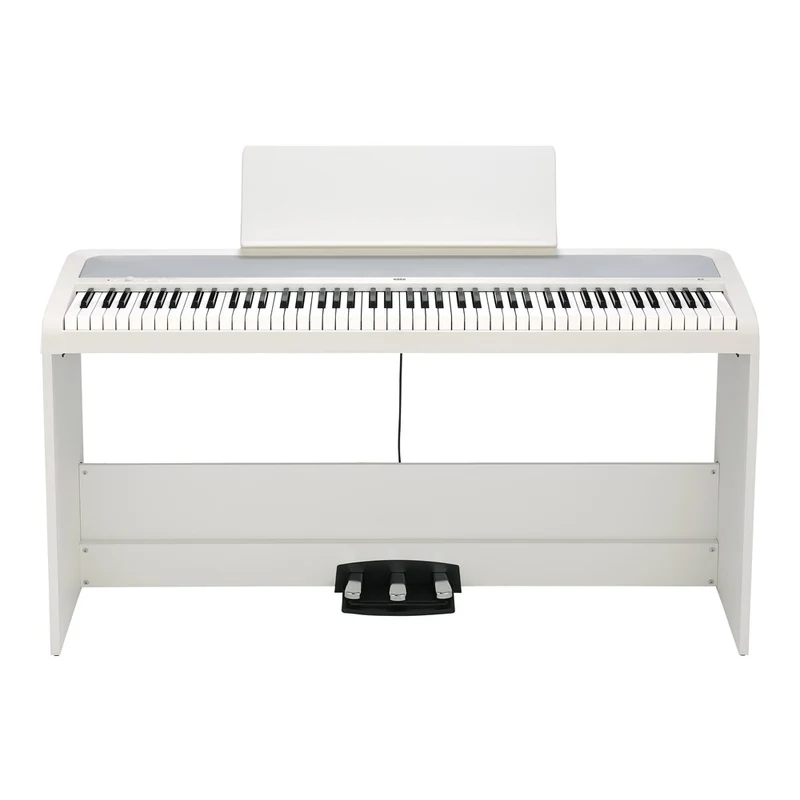 KORG B2SP-WH Pianoforte digitale a 88 tasti con supporto e pedali