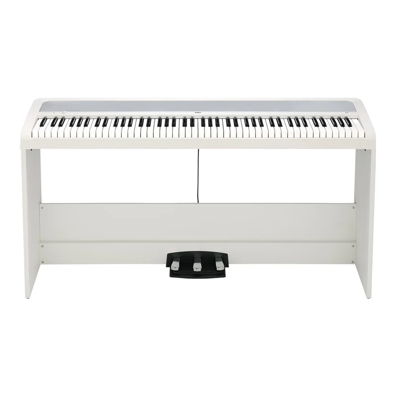 KORG B2SP-WH Pianoforte digitale a 88 tasti con supporto e pedali