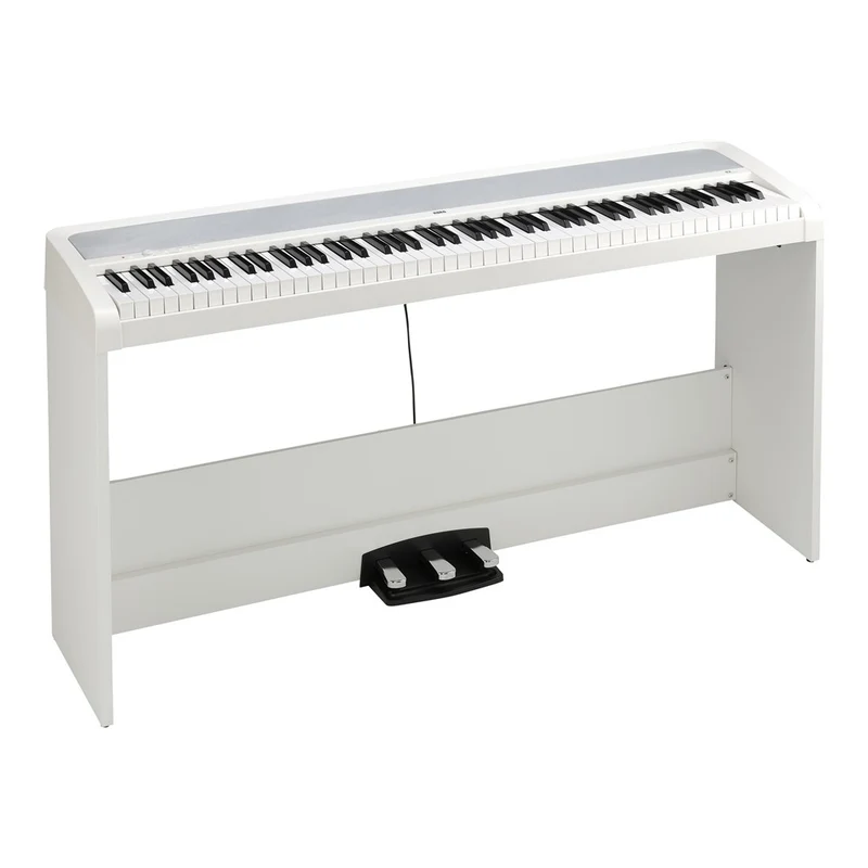 KORG B2SP-WH Pianoforte digitale a 88 tasti con supporto e pedali