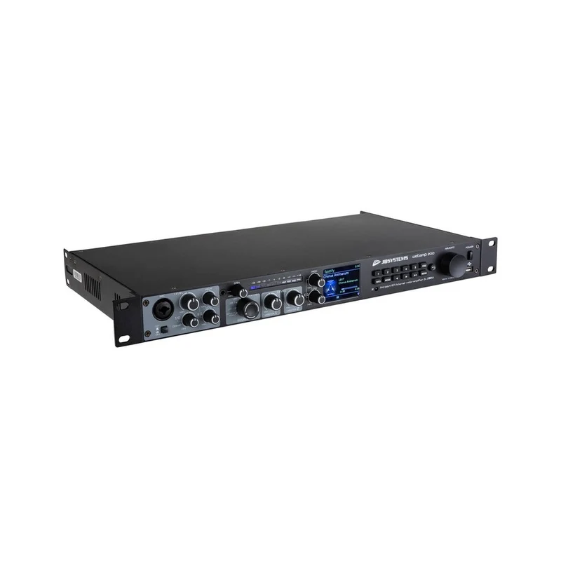JB Systems All-in-one FM / web / network / USB / BT audio player, 2 x 250 W RMS on 4 ohm, 1 x balanced pre-out