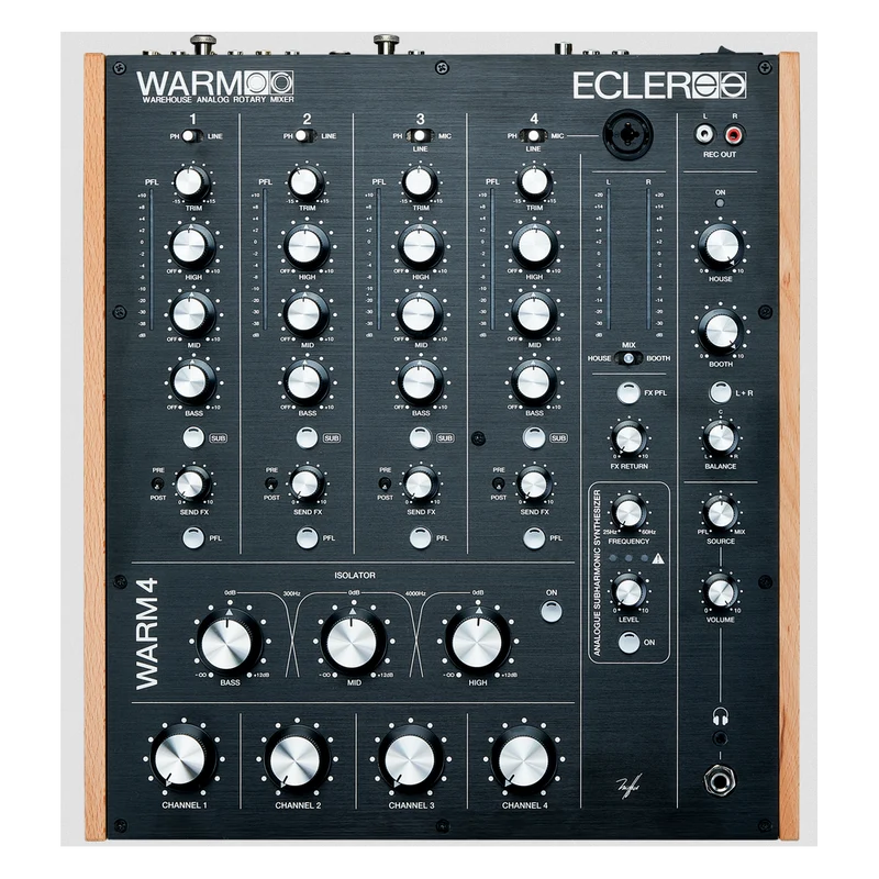 Ecler dj WARM4 Mixer DJ rotativo analogico 4 canali