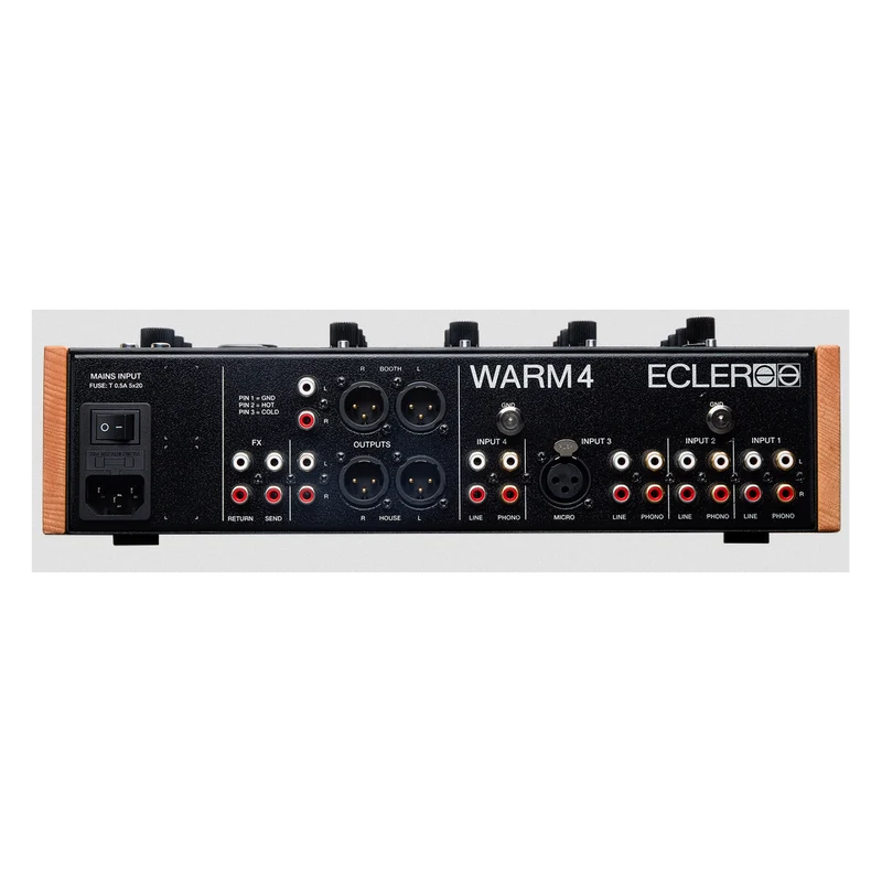 Ecler dj WARM4 Mixer DJ rotativo analogico 4 canali