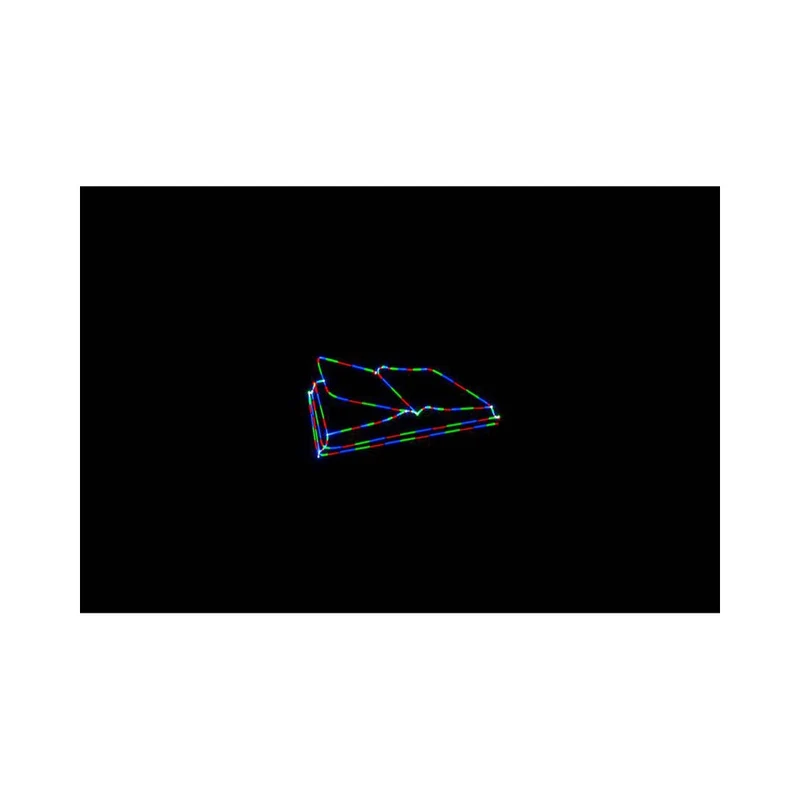 Laserworld 7000 mW compact RGB diode laser, built-in 6400 mAh battery, beam specs of approx. 5.5 mm / 1.1 mrad, 30 kpps @ 8°