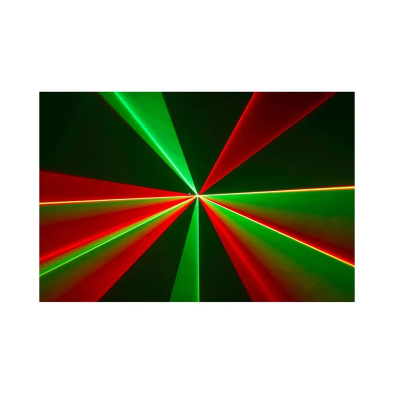 Laserworld 3000 mW compact RGB diode laser, built-in 3500 mAh battery, beam specs of approx. 5.5 mm / 1.1 mrad, 30 kpps @ 8°