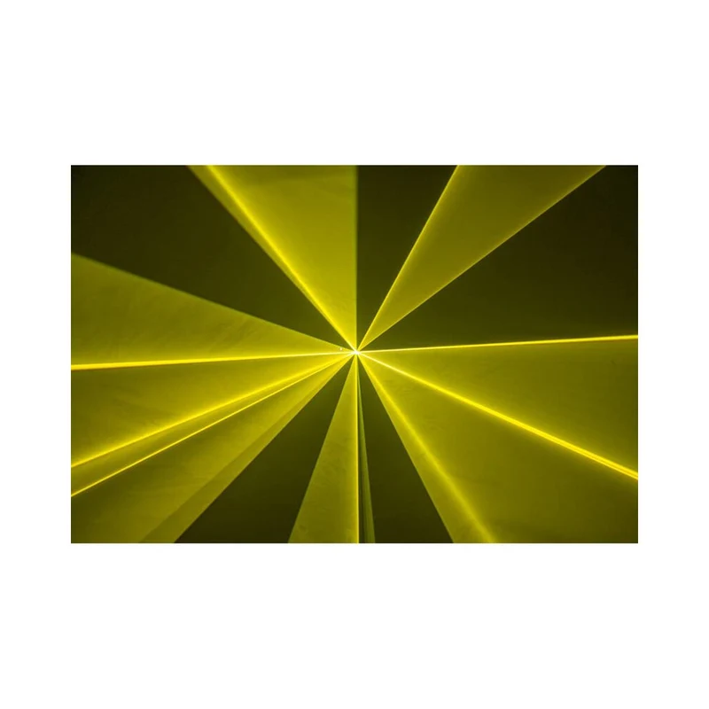 Laserworld 3000 mW compact RGB diode laser, built-in 3500 mAh battery, beam specs of approx. 5.5 mm / 1.1 mrad, 30 kpps @ 8°