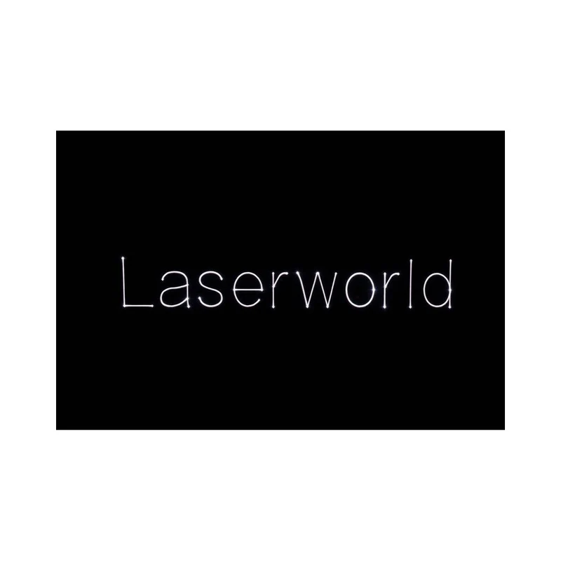 Laserworld 3000 mW compact RGB diode laser, built-in 3500 mAh battery, beam specs of approx. 5.5 mm / 1.1 mrad, 30 kpps @ 8°