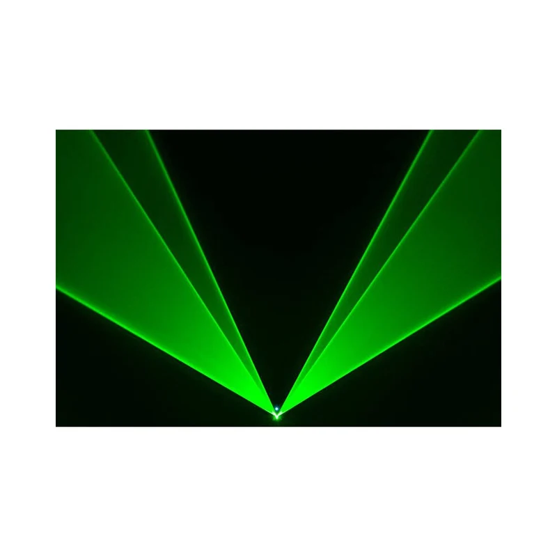 Laserworld 1000 mW compact RGB diode laser, beam specs of approx. 3 mm / 1 mrad, 25 kpps @ 8° scanners, ILDA / DMX / App co