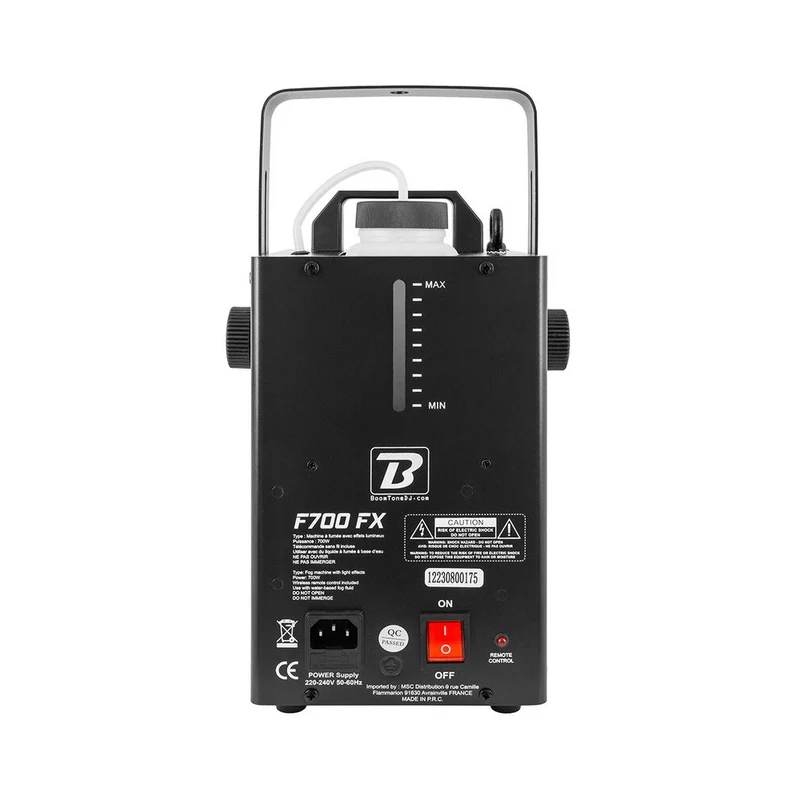 BoomTone DJ F700 FX Macchina del Fumo con Sistema Luci RGBW