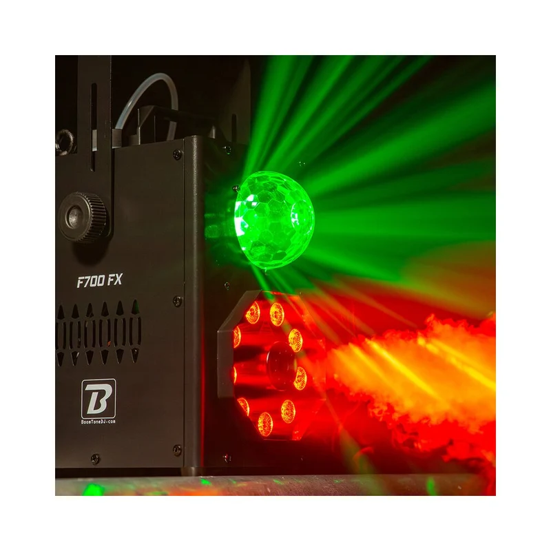 BoomTone DJ F700 FX Macchina del Fumo con Sistema Luci RGBW