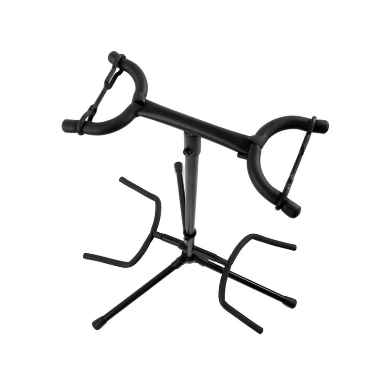 BoomTone DJ Double stand for guitars, foldable head and feet, adjustable height