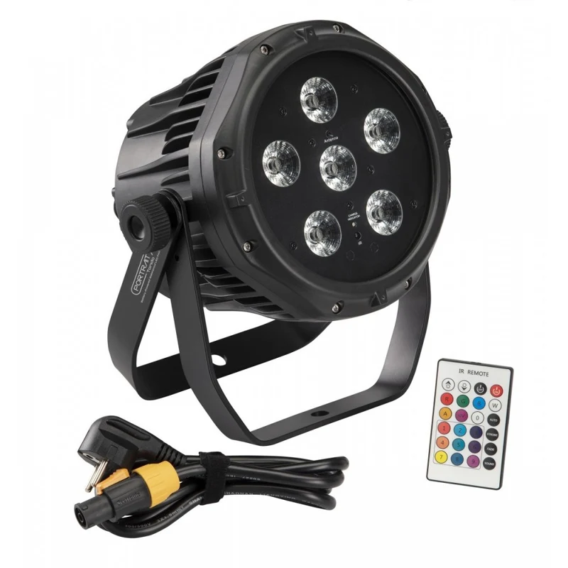 CENTOLIGHT PORTRAIT SET 6 PAR A BATTERIA IP65 CON CASE