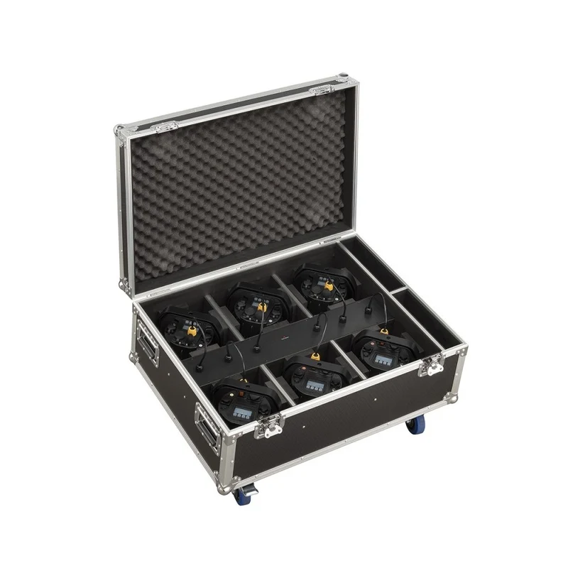 CENTOLIGHT PORTRAIT SET 6 PAR A BATTERIA IP65 CON CASE