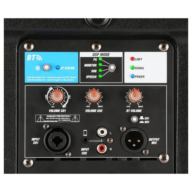 Power Dynamics PD410A Bi-amp. active speaker 10"