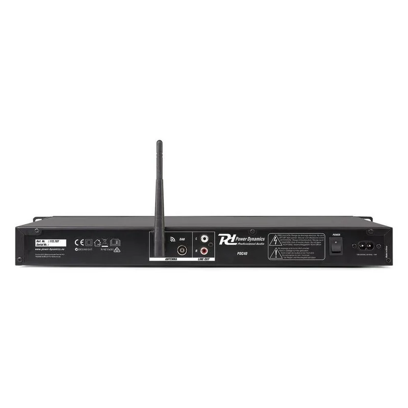 Power Dynamics PDC40 Lettore MP3 e Sintonizzatore DAB+/FM