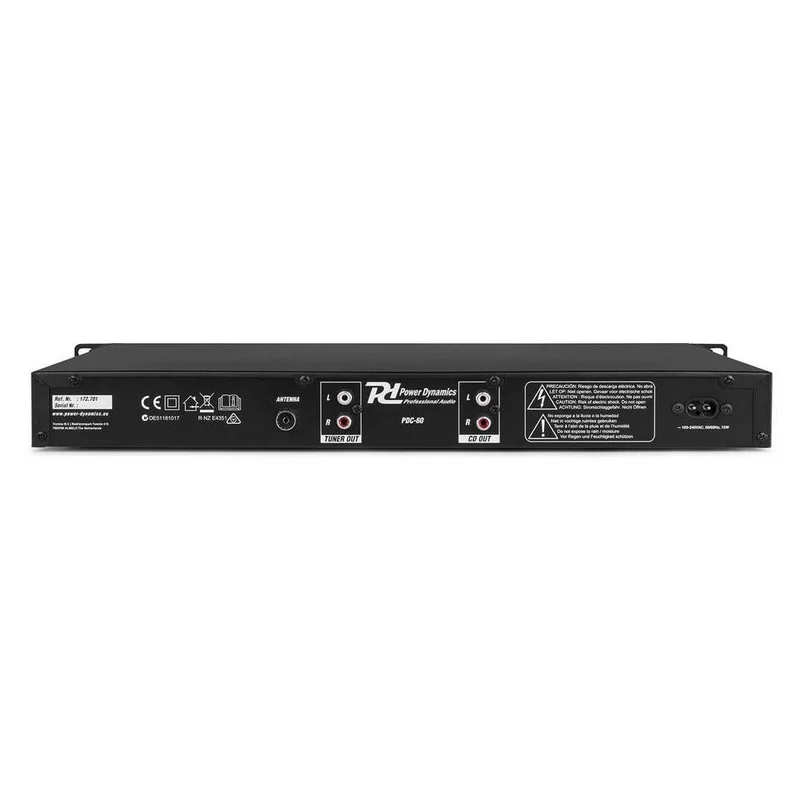 Power Dynamics PDC-60 Lettore CD/USB e Sintonizzatore FM/DAB+