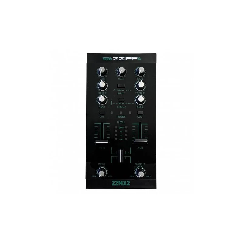 ZZIPP ZZMX2 Mixer DJ a 2 canali per mobile