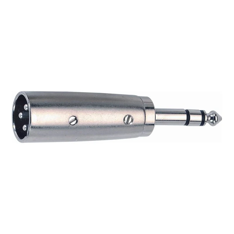 QUIK LOK - G/124-K Adattatore da XLR M 3p a Jack 6.3 mm stereo