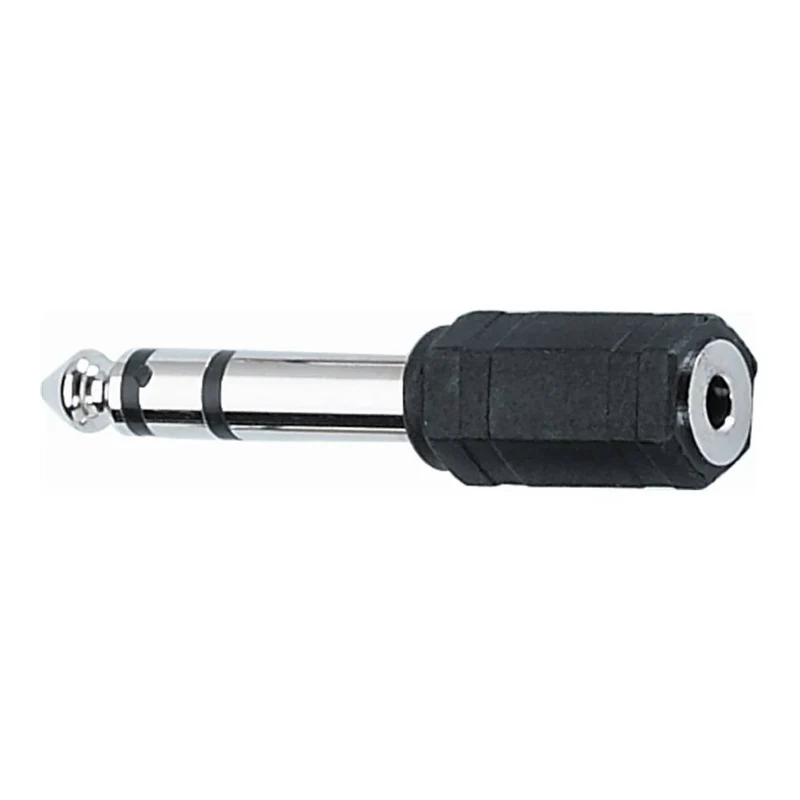 QUIK LOK AD/21Adattatore da Jack 3.5 mm stereo a Jack 6.3 mm stereo a femmina