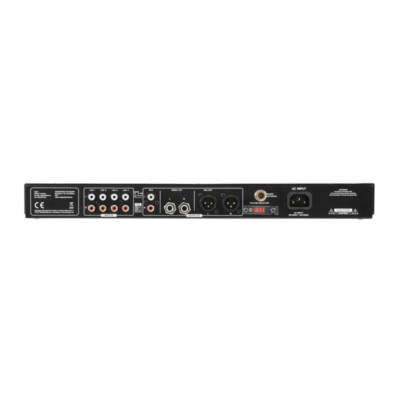 OMNITRONIC EP-220PR - Preamplificatore con lettore MP3 e radio FM