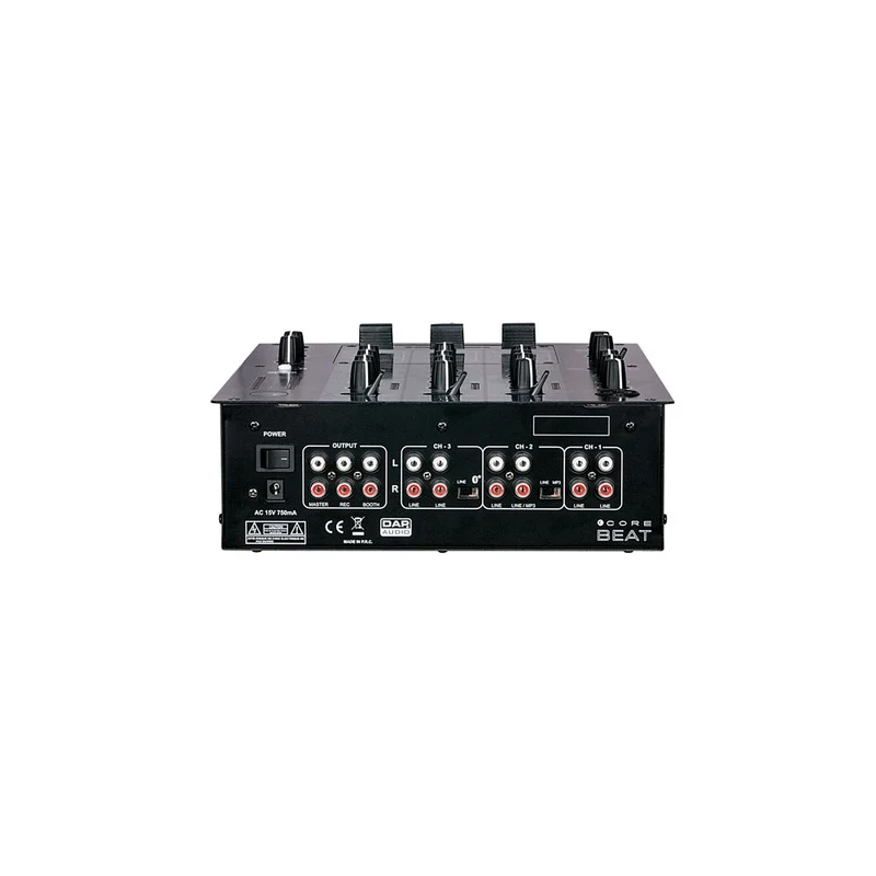 DAP-Audio CORE Beat Mixer da DJ a 3 canali