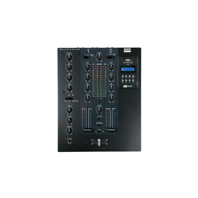 DAP-Audio CORE MIX-2 USB Mixer per DJ a 2 canali con interfaccia USB