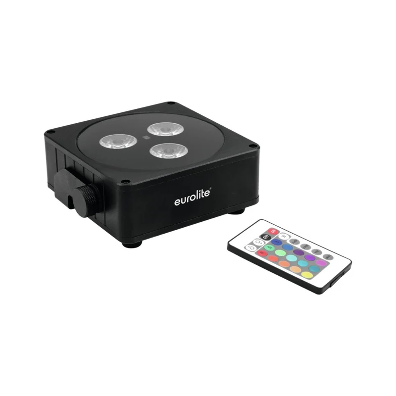 EUROLITE AKKU Flat Light 3 Par a Batteria nero 3x8 watt