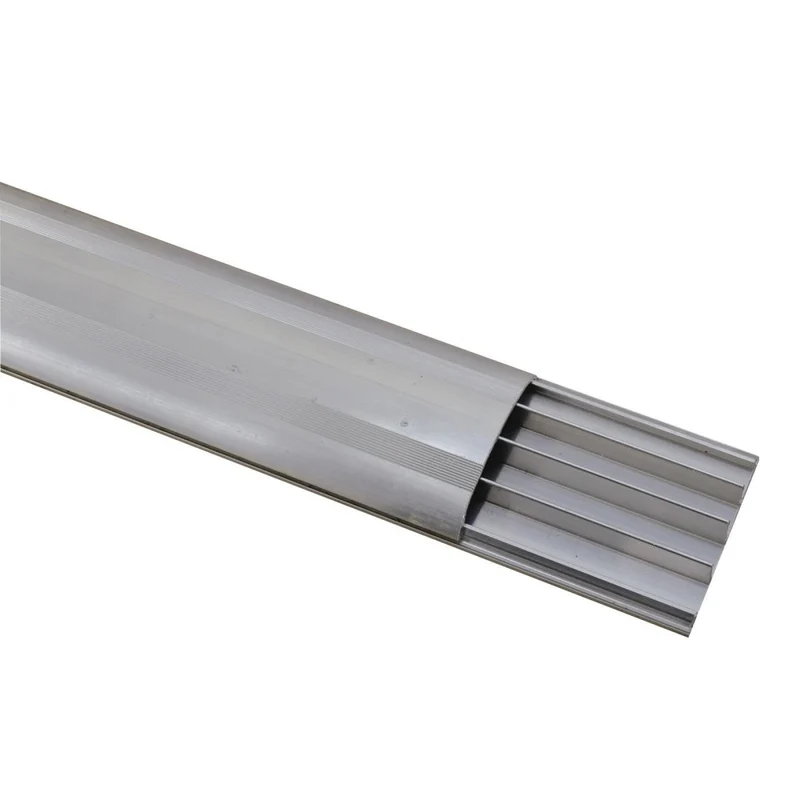 Eurolite Canalina Passa Cavi a 4 vie 75mm 2m Silver