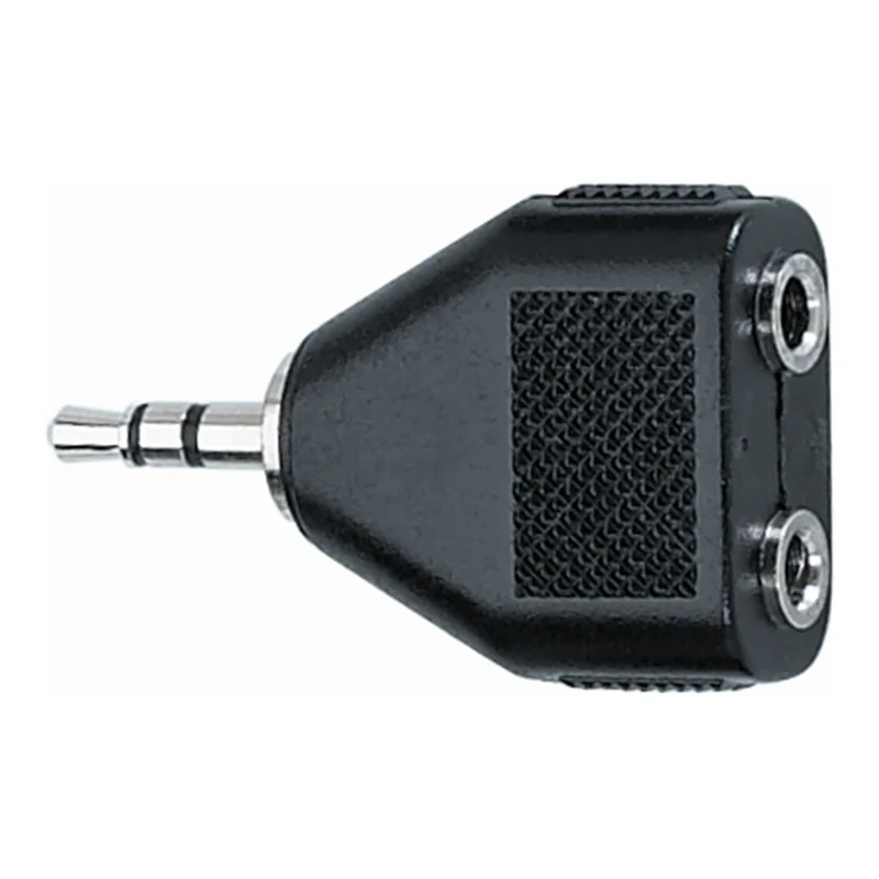 Quik Lok AD/20 Adattatore audio 2 Jack 3.5 mm stereo femmina/Jack 3.5 mm stereo