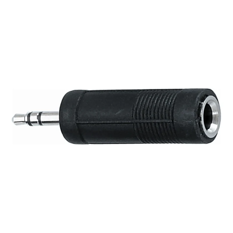 Quik Lok AD/16 Adattatore audio Jack 6.3 mm stereo femmina/Jack 3.5 mm stereo