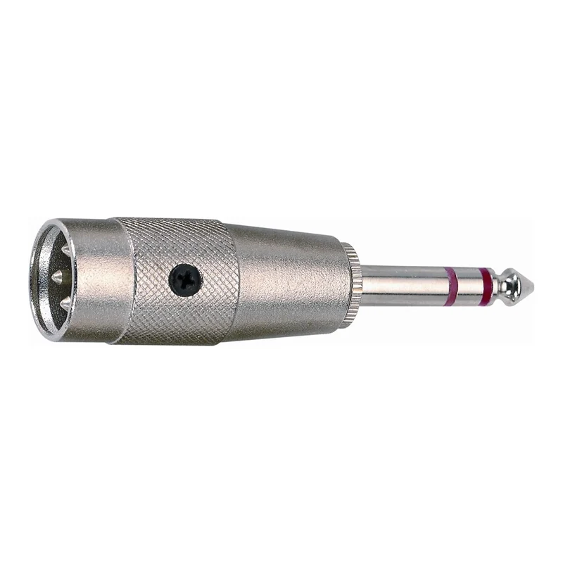 Quik Lok G/124 Adattatore audio Cannon XLR maschio 3 poli/Jack 6.3 mm stereo